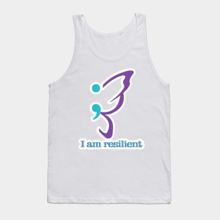 I am Resilient Suicide awareness and prevention Tank Top